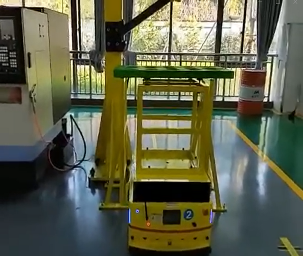 單驅動雙向舉升式AGV應用