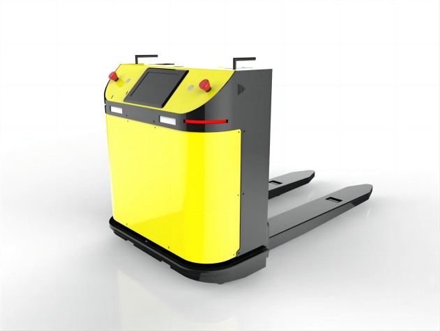 二維碼視覺＋慣性混合導航堆高搬運叉車AGV（T15-001）